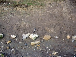Boulder pavement