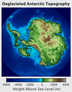 Antarctic Ice Sheet without ice