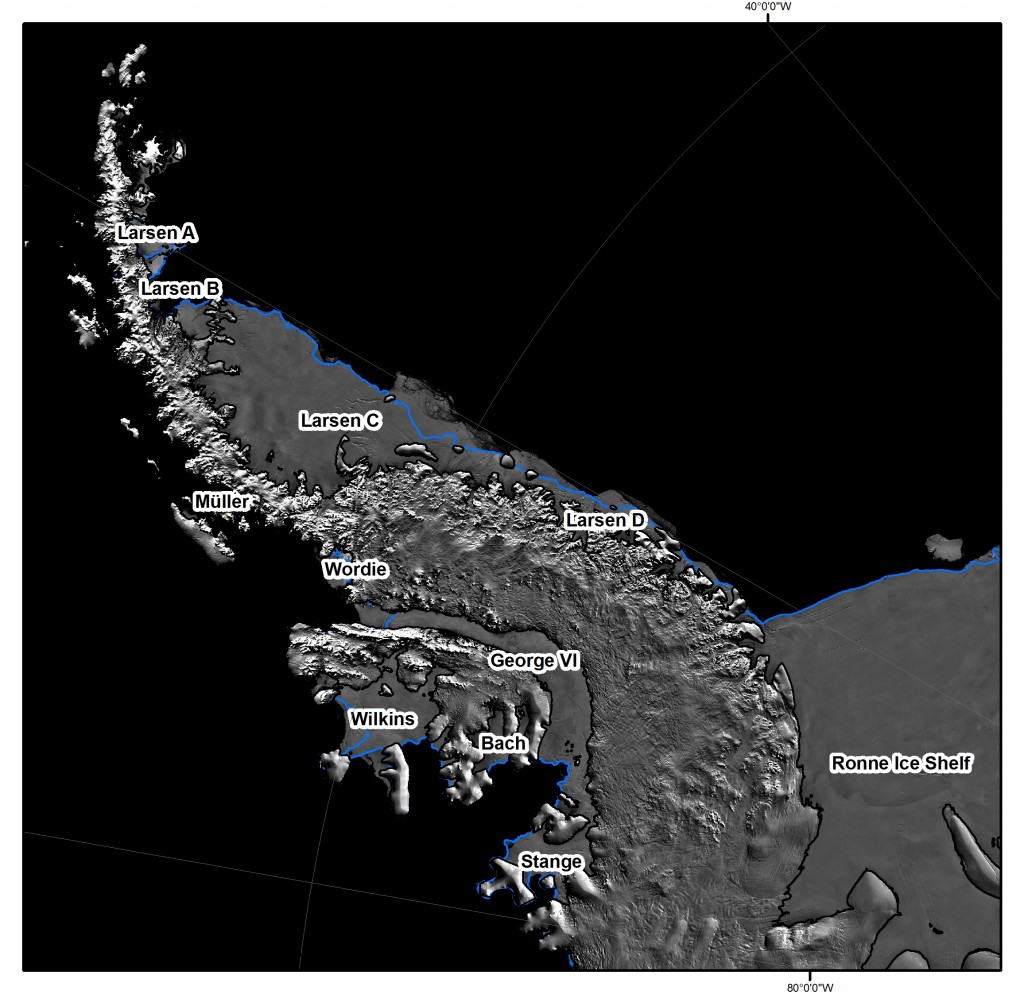 Antarctic Peninsula Ice Shelves