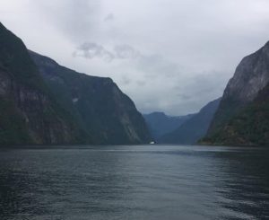Naeroyfjord fjord in Norway