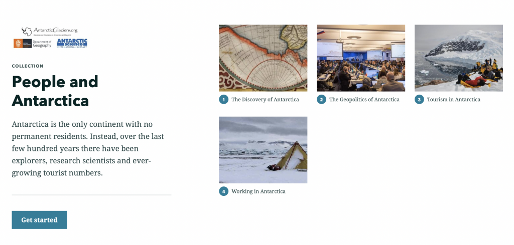 People and Antarctica StoryMap Collection